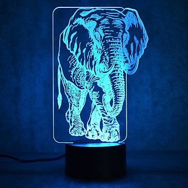 3D night light USB waterproof / sensor / dimmable LED / modern fashion