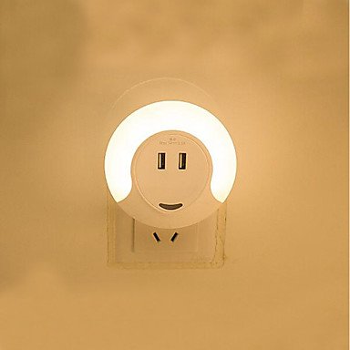 Wall lamp night light child warm white DC power supply, USB port light control 220-240V