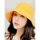 Women basic cute cotton sun hat solid color